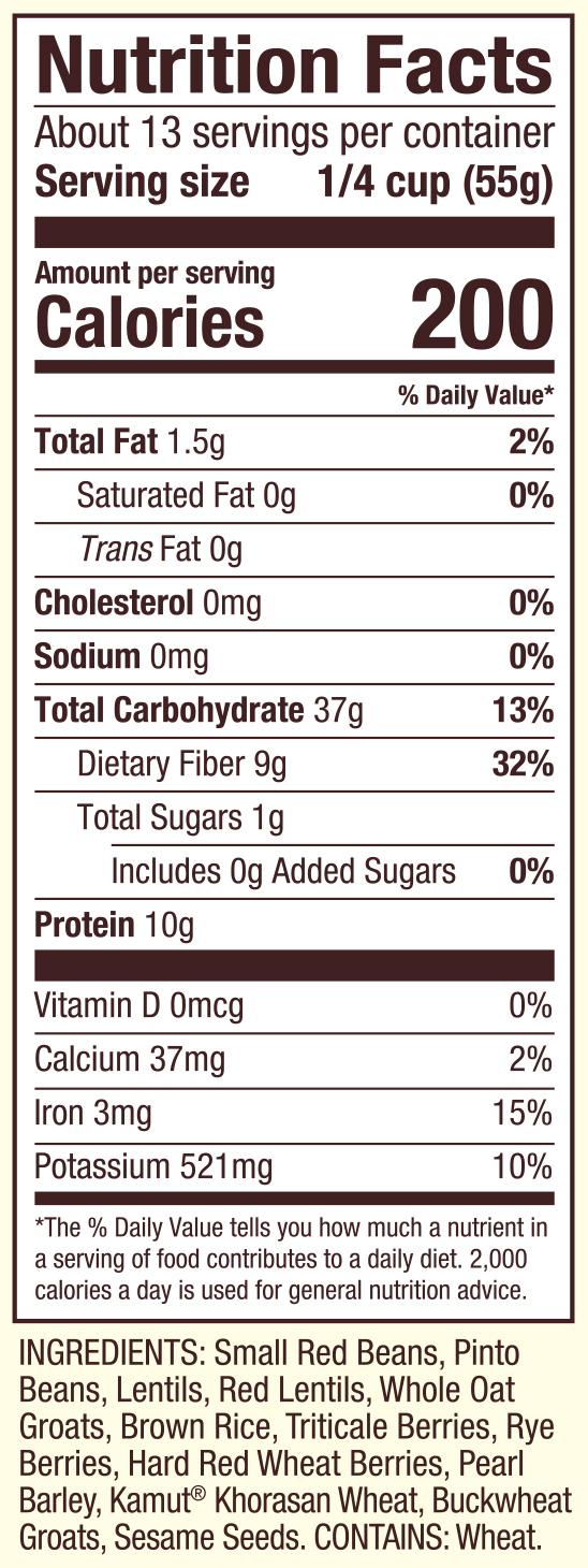 Whole Grains & Beans Soup Mix :: Bob's Red Mill Natural Foods