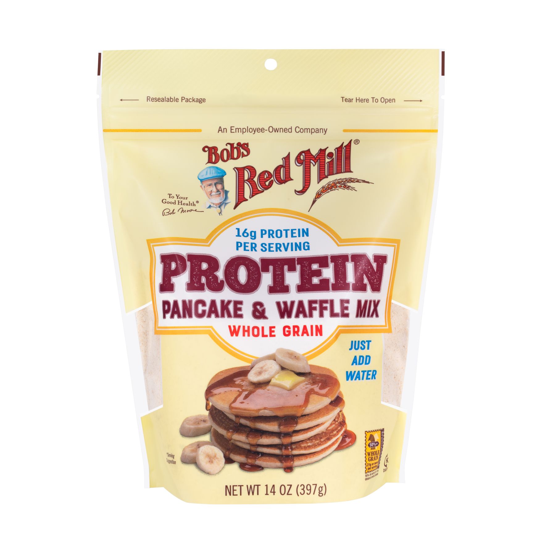 Protein Pancake Mix Whole Grain Waffle Mix | Bob's Mill
