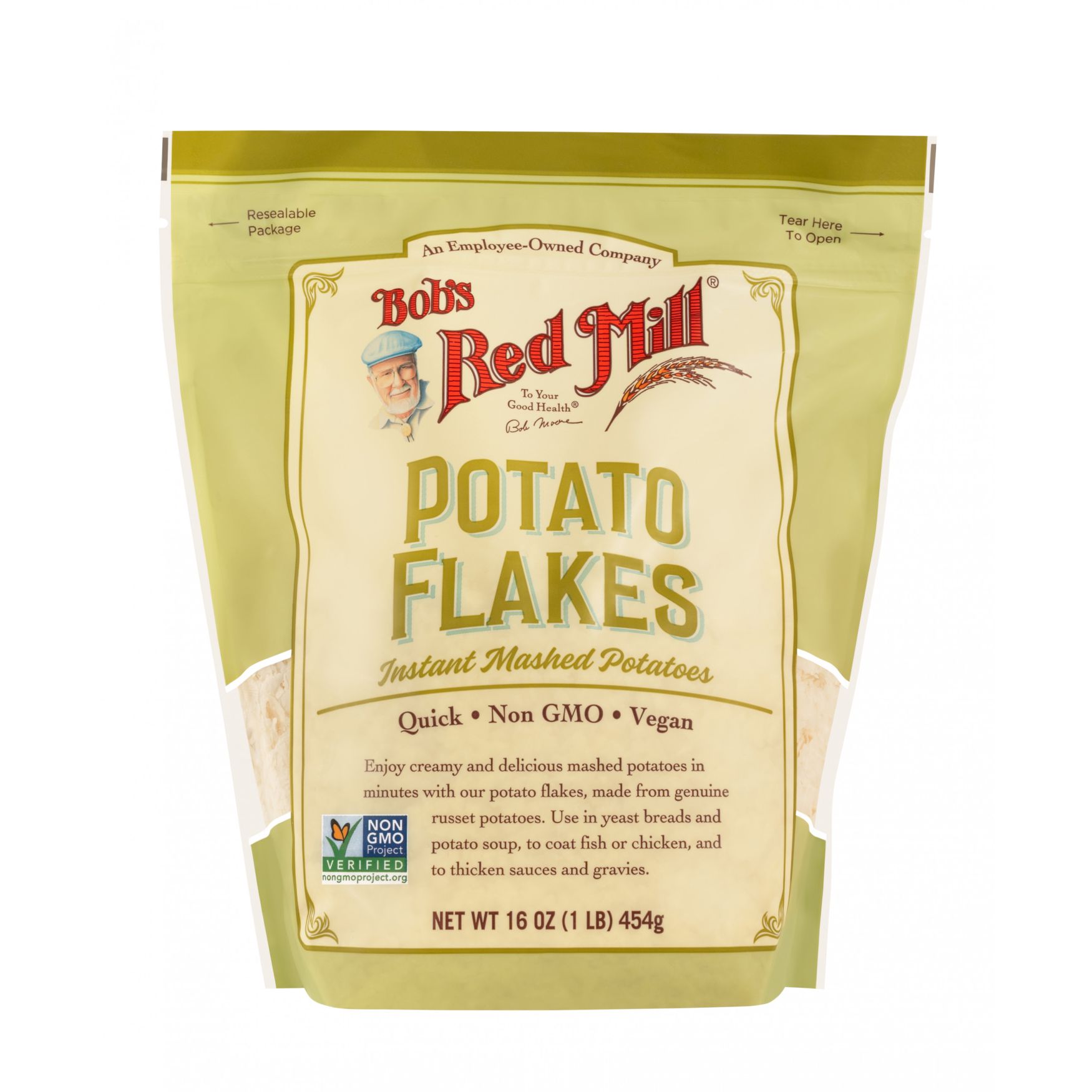 Bob's Red Mill Potato Flakes Resealable Pouches 16 oz