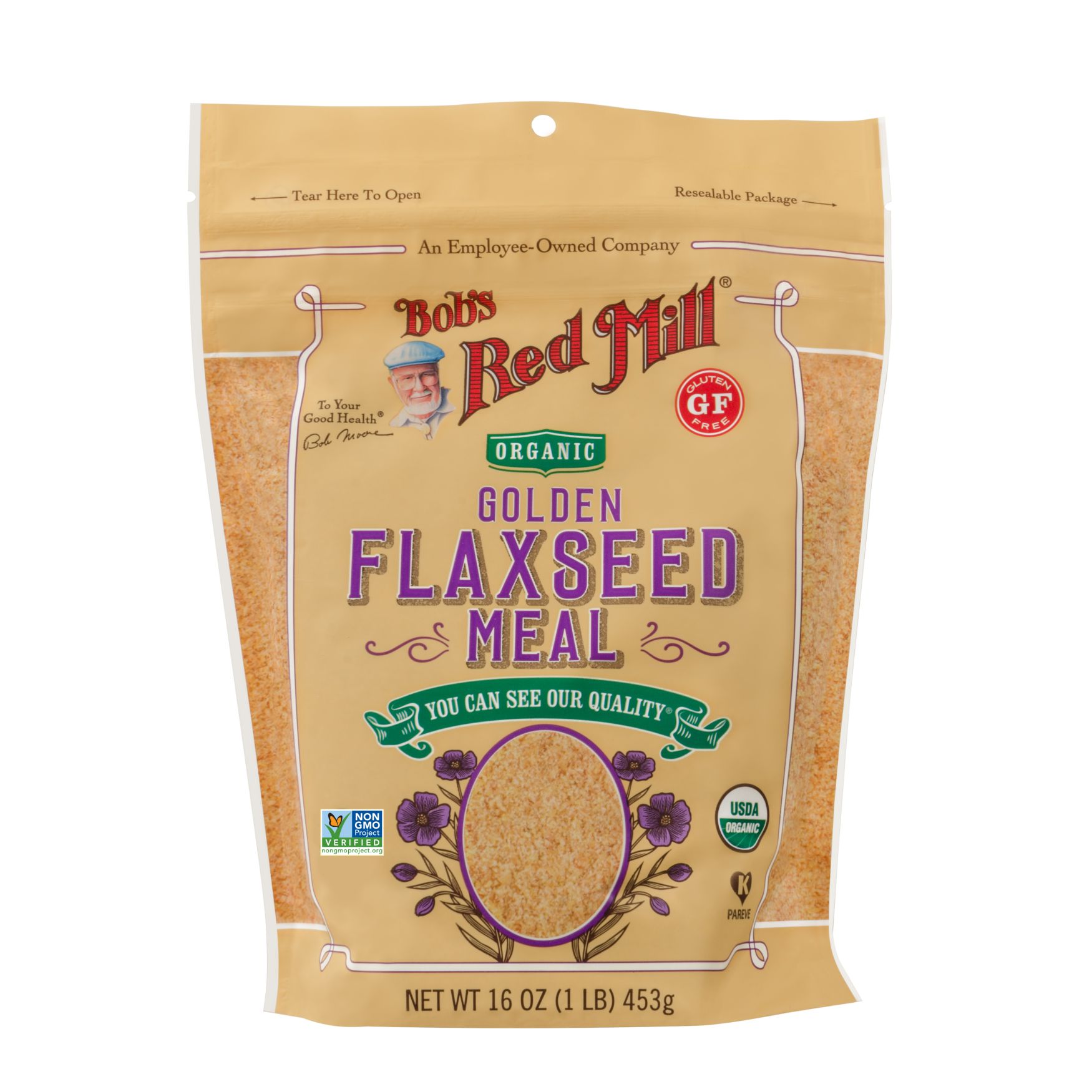 Organic Golden Flaxseed Meal | Bob's Red
