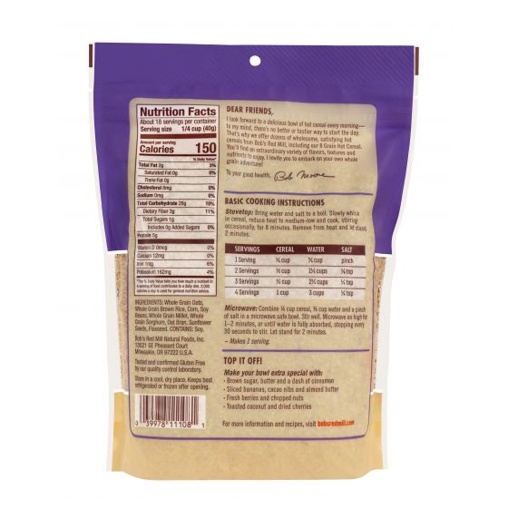 8 Grain Hot Cereal :: Bob's Red Mill Natural Foods