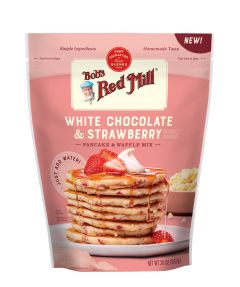 White Chocolate & Strawberry Pancake & Waffle Mix