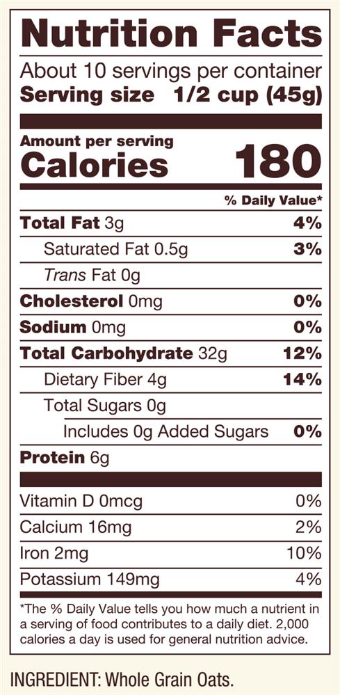 oatmeal calories